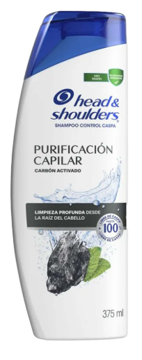 SHAMPOO HS SH PURIFICACION CAPILAR CHARCOAL SUPOF X375ML