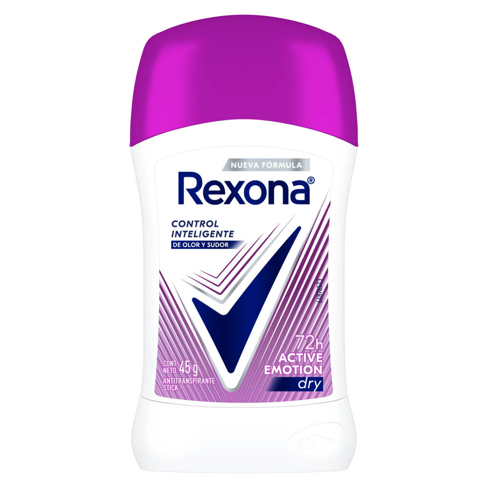 DESODORANTE REXONA WOMAN BARRA ACTIVE EMOTION STICK X45GR