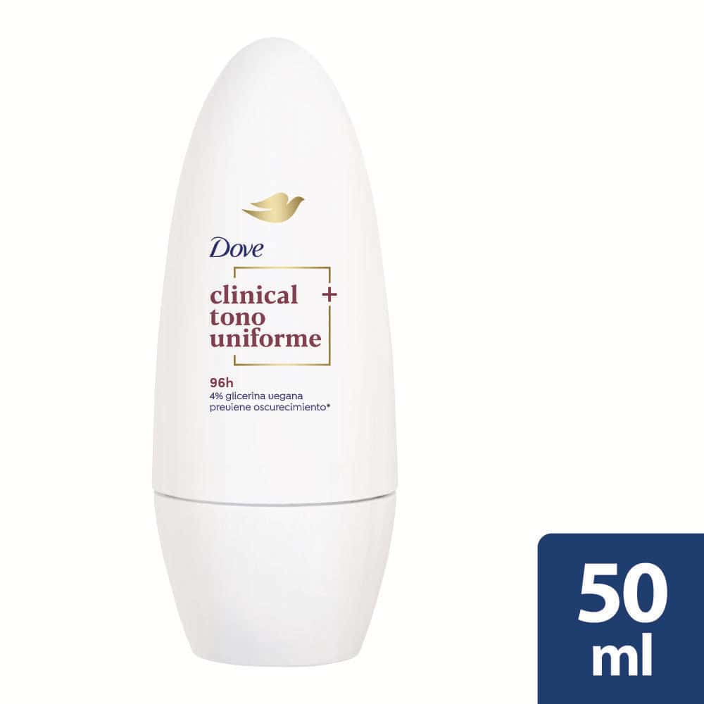 DESODORANTE DOVE ROLL ON AP CLINICAL TONO UNIFORME X50ML