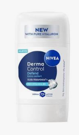 DESODORANTE NIVEA FEM DERMA CTRL DEFEND BARRA 50ML/54GR