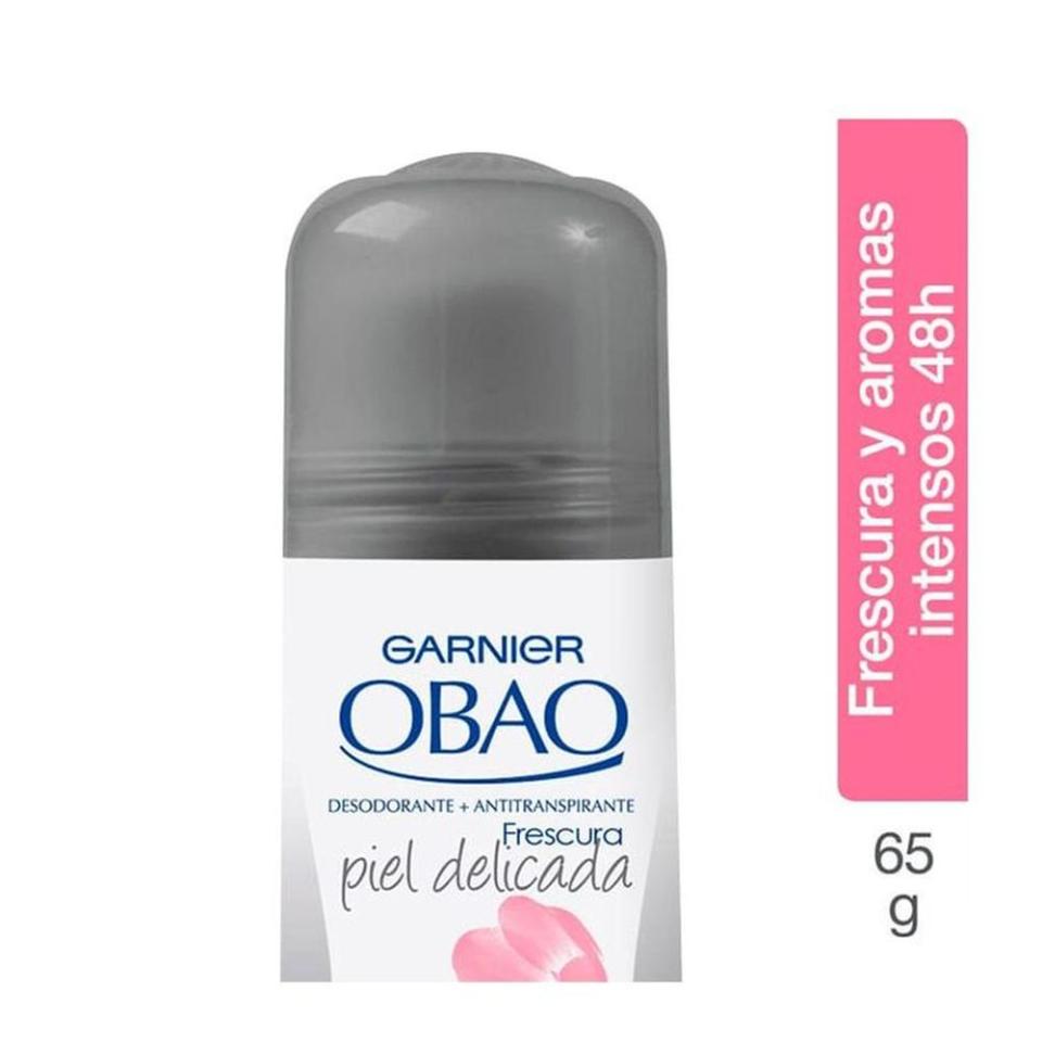 DESODORANTE OBAO ROLL ON MUJER PIEL DELICADA 48H X65GR