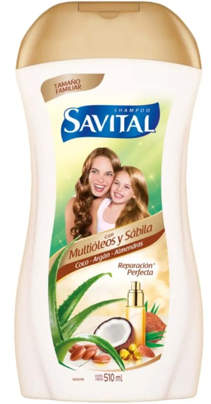 SHAMPOO SAVITAL ARGAN Y SABILA 510ML