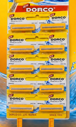 AFEITADOR 2HOJAS AMARILLA DORCO